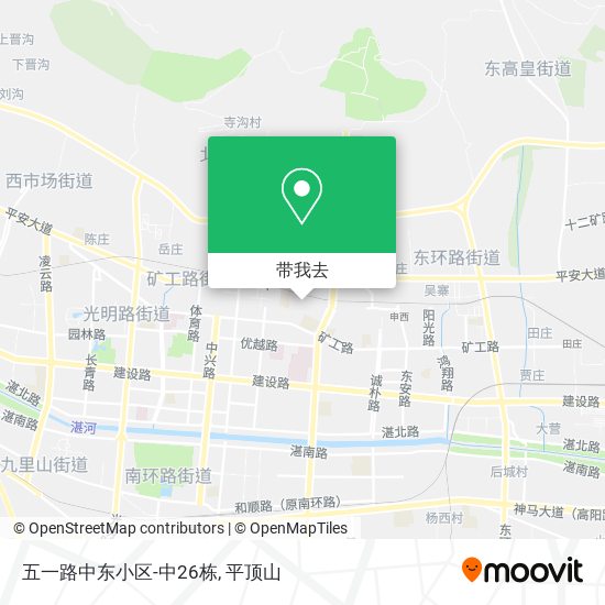 五一路中东小区-中26栋地图