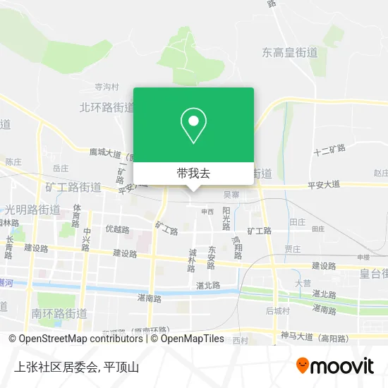 上张社区居委会地图