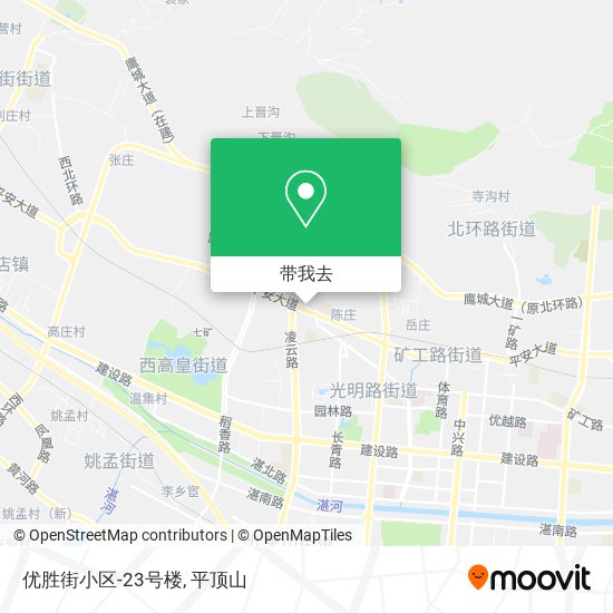 优胜街小区-23号楼地图