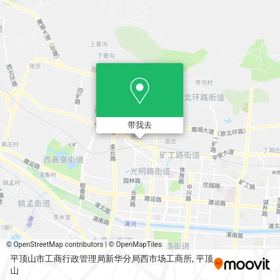 平顶山市工商行政管理局新华分局西市场工商所地图