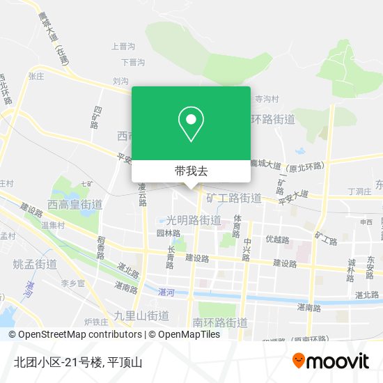 北团小区-21号楼地图