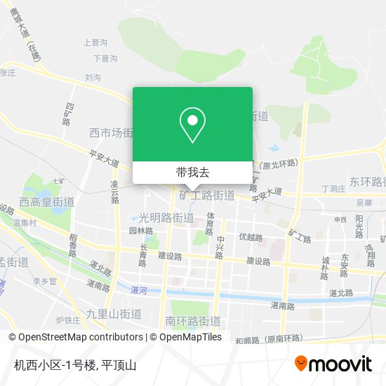 机西小区-1号楼地图