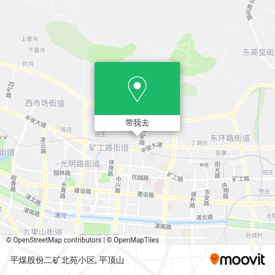 平煤股份二矿北苑小区地图