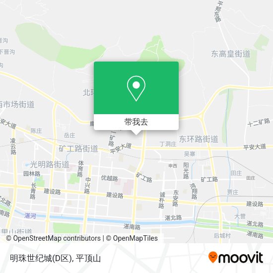明珠世纪城(D区)地图
