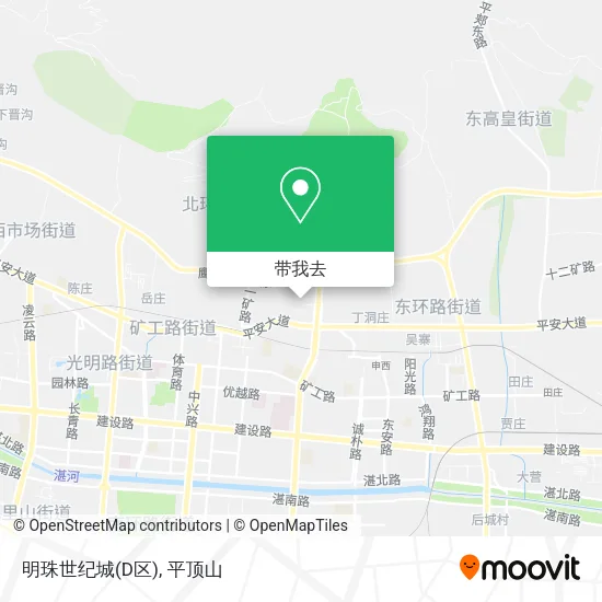明珠世纪城(D区)地图