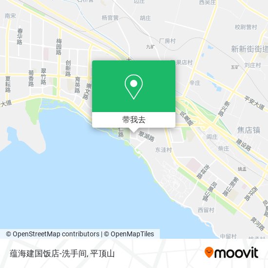 蕴海建国饭店-洗手间地图