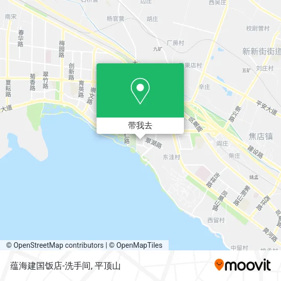 蕴海建国饭店-洗手间地图