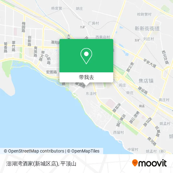 澎湖湾酒家(新城区店)地图