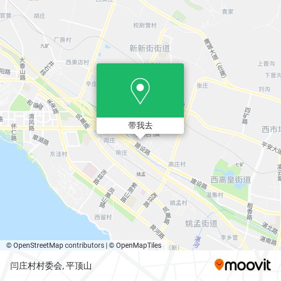 闫庄村村委会地图