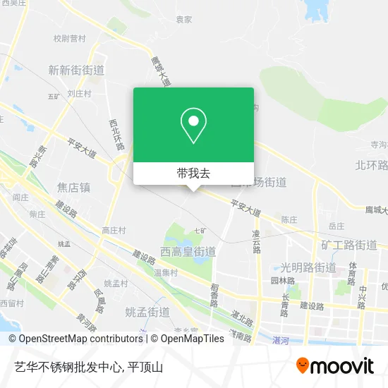 艺华不锈钢批发中心地图