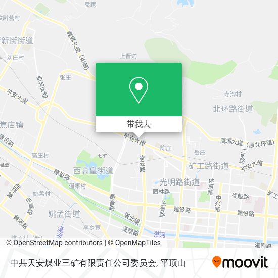 中共天安煤业三矿有限责任公司委员会地图
