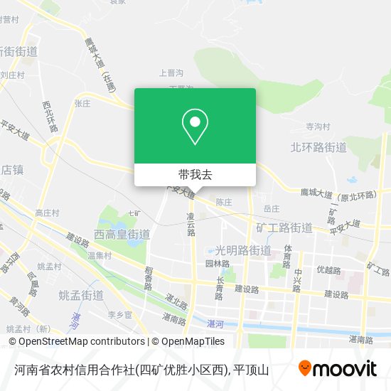 河南省农村信用合作社(四矿优胜小区西)地图