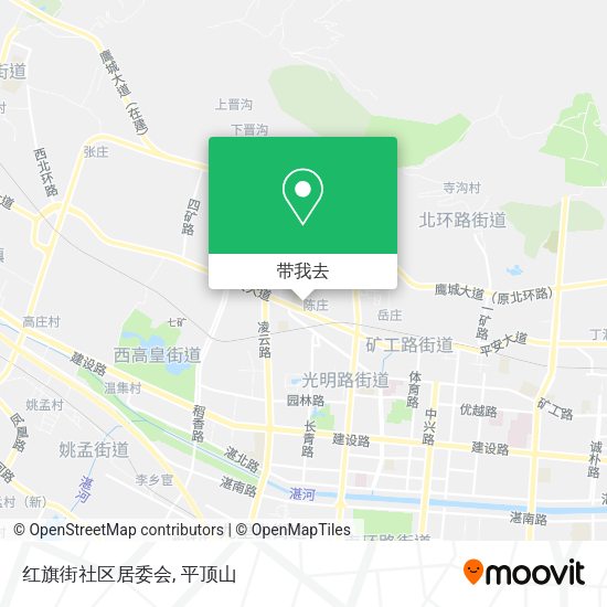 红旗街社区居委会地图