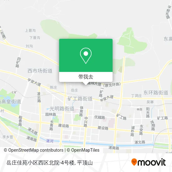 岳庄佳苑小区西区北院-4号楼地图