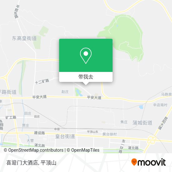 喜迎门大酒店地图