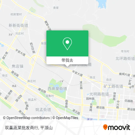双赢蔬菜批发商行地图