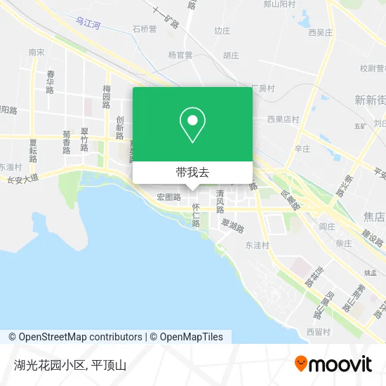 湖光花园小区地图