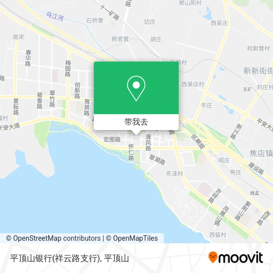 平顶山银行(祥云路支行)地图