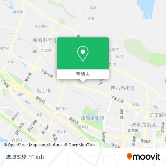 鹰城驾校地图