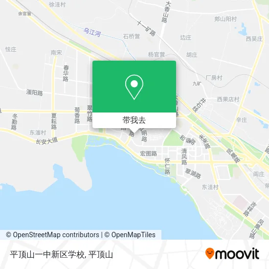 平顶山一中新区学校地图