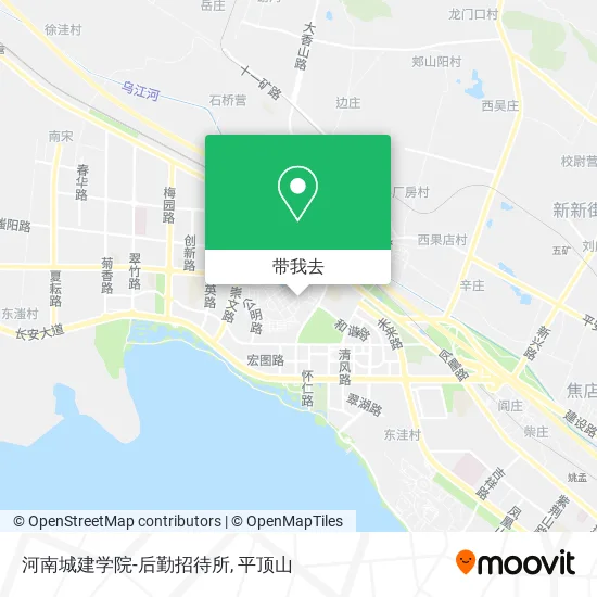 河南城建学院-后勤招待所地图