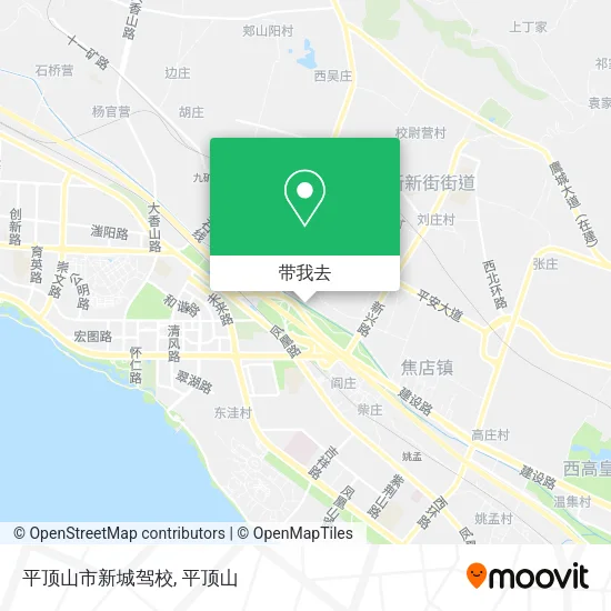 平顶山市新城驾校地图