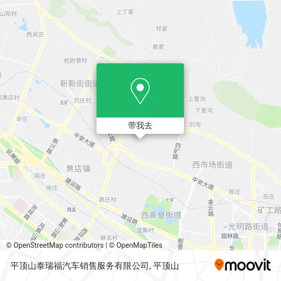 平顶山泰瑞福汽车销售服务有限公司地图