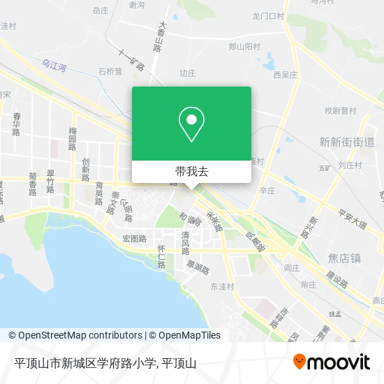 平顶山市新城区学府路小学地图