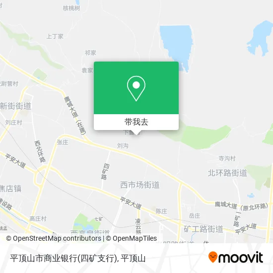 平顶山市商业银行(四矿支行)地图