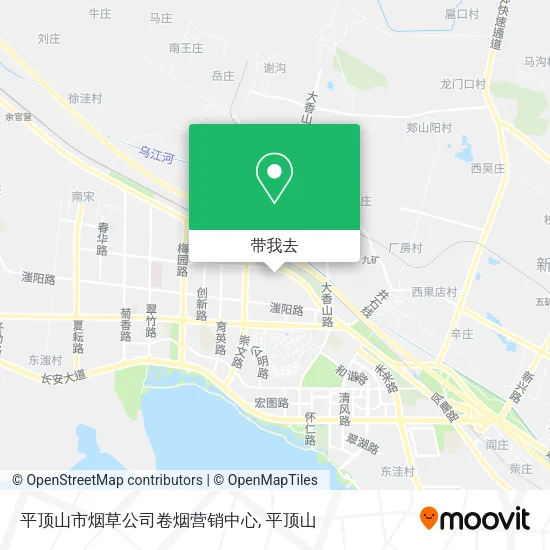 平顶山市烟草公司卷烟营销中心地图