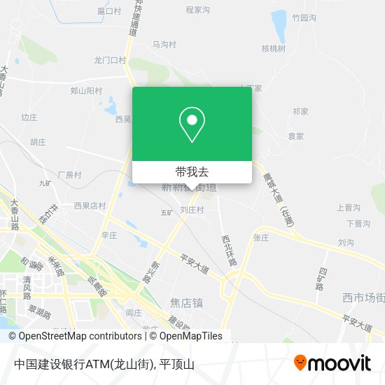 中国建设银行ATM(龙山街)地图