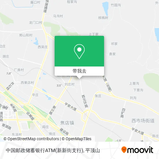 中国邮政储蓄银行ATM(新新街支行)地图