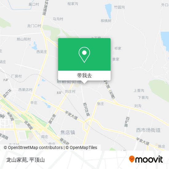 龙山家苑地图