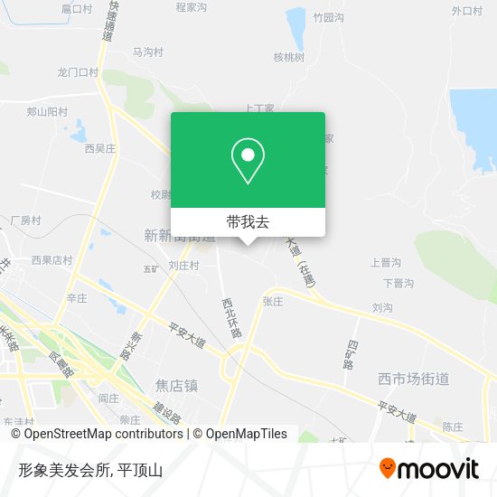 形象美发会所地图