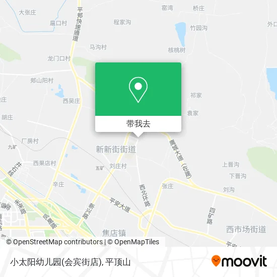 小太阳幼儿园(会宾街店)地图