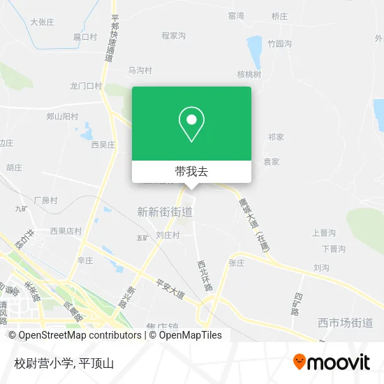 校尉营小学地图
