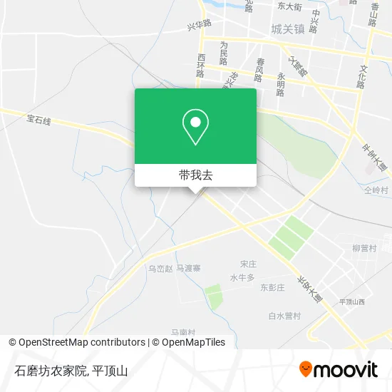 石磨坊农家院地图