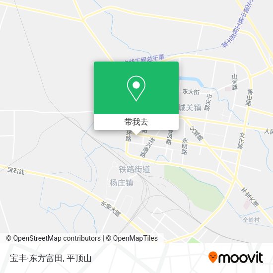 宝丰·东方富田地图