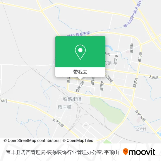 宝丰县房产管理局-装修装饰行业管理办公室地图
