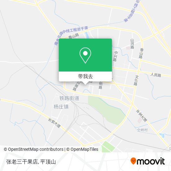 张老三干果店地图