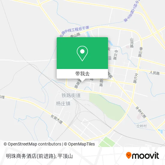 明珠商务酒店(前进路)地图
