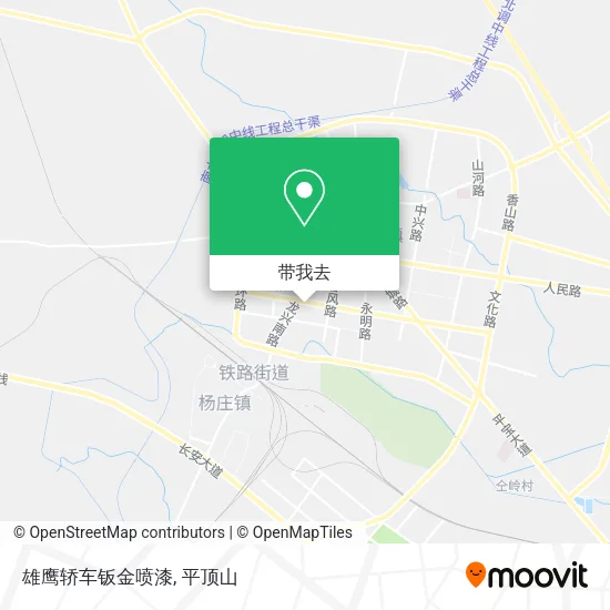 雄鹰轿车钣金喷漆地图
