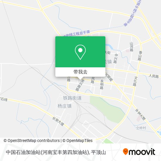 中国石油加油站(河南宝丰第四加油站)地图