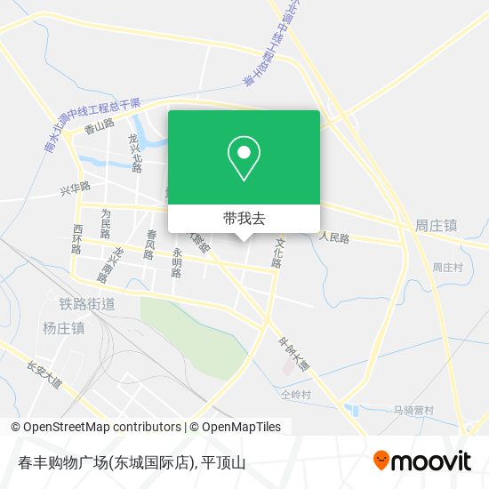 春丰购物广场(东城国际店)地图