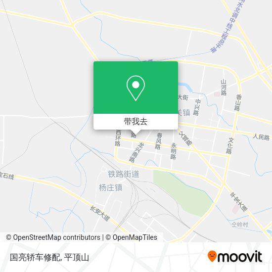 国亮轿车修配地图