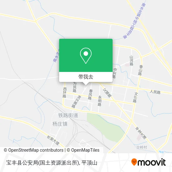 宝丰县公安局(国土资源派出所)地图