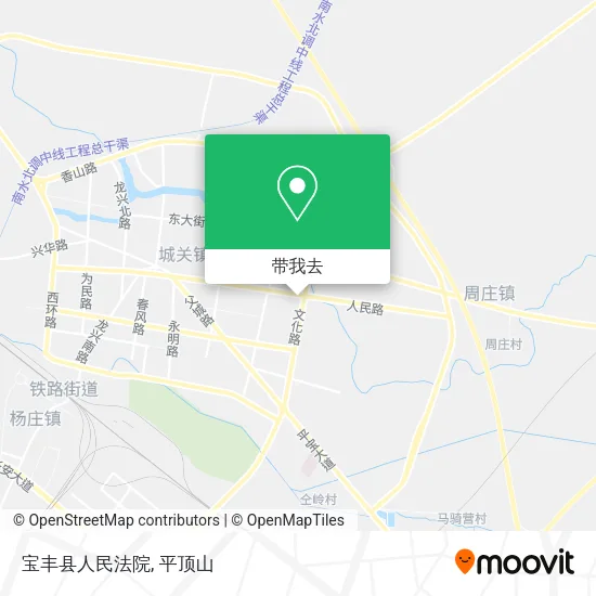 宝丰县人民法院地图