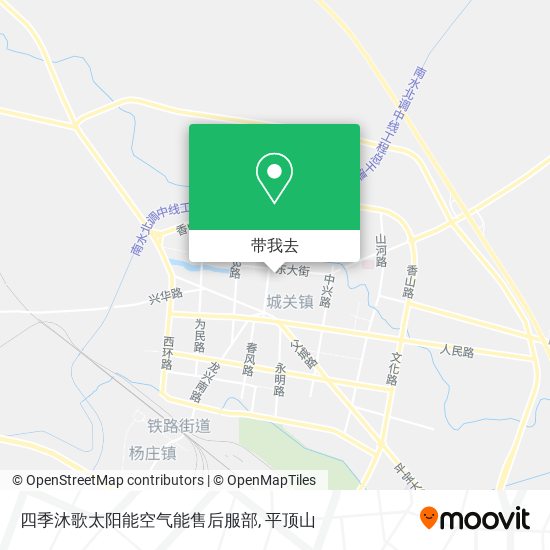 四季沐歌太阳能空气能售后服部地图