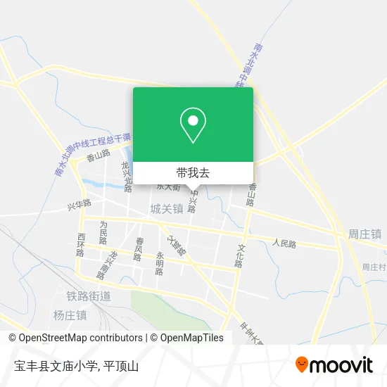 宝丰县文庙小学地图