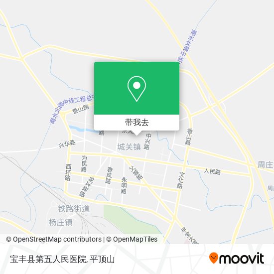 宝丰县第五人民医院地图